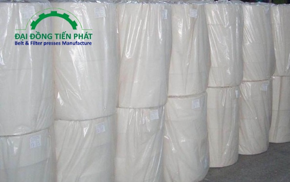 Vải lọc bùn khung bản được làm từ vật liệu nhập khẩu từ Hàn Quốc